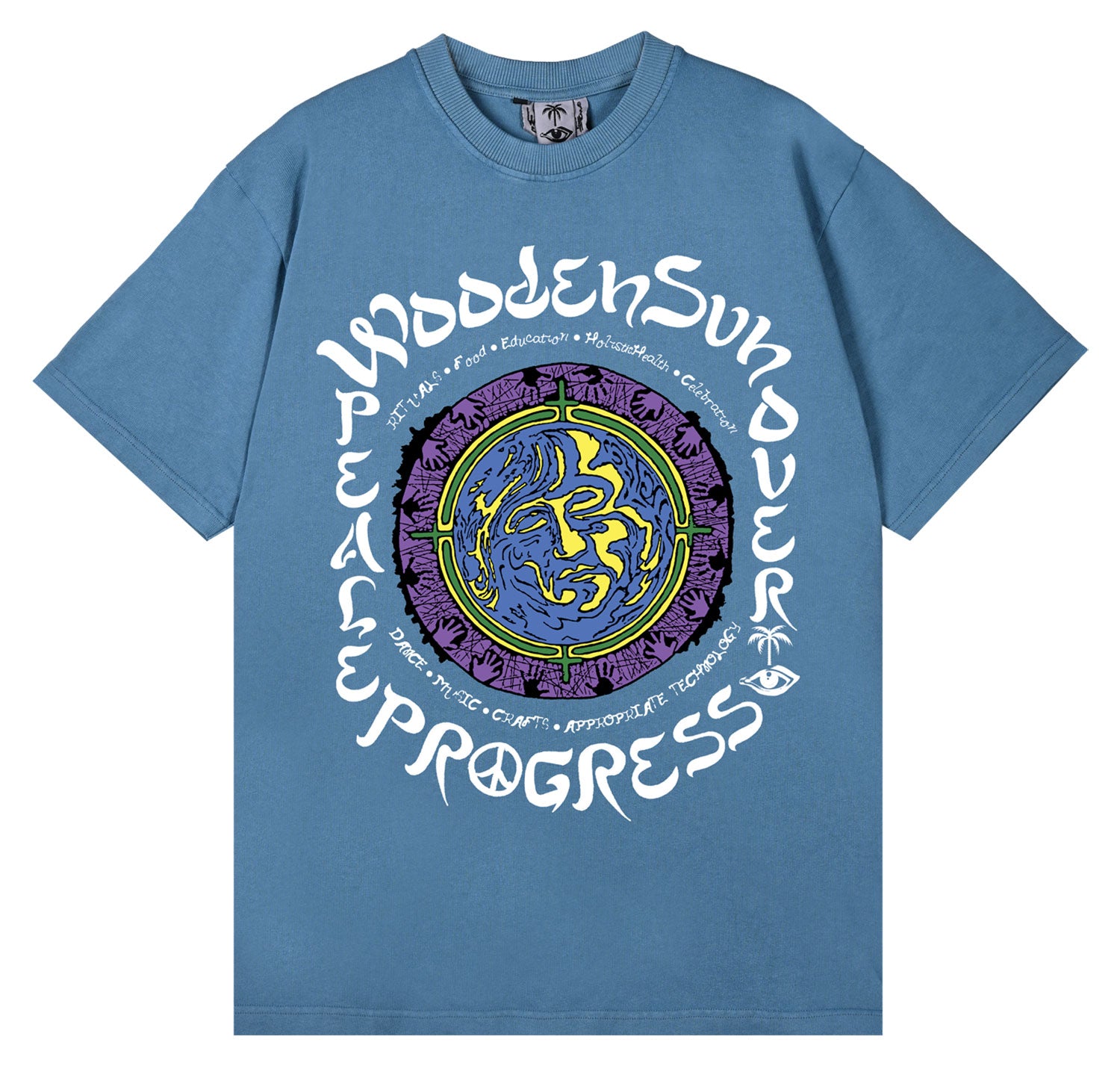 【CPGN STUDIO】Peace Flower Pigment Short Sleeve T-Shirt MUSINSA公式 | CPGN STUDIO Peace Flower Pigment Short Sleeve