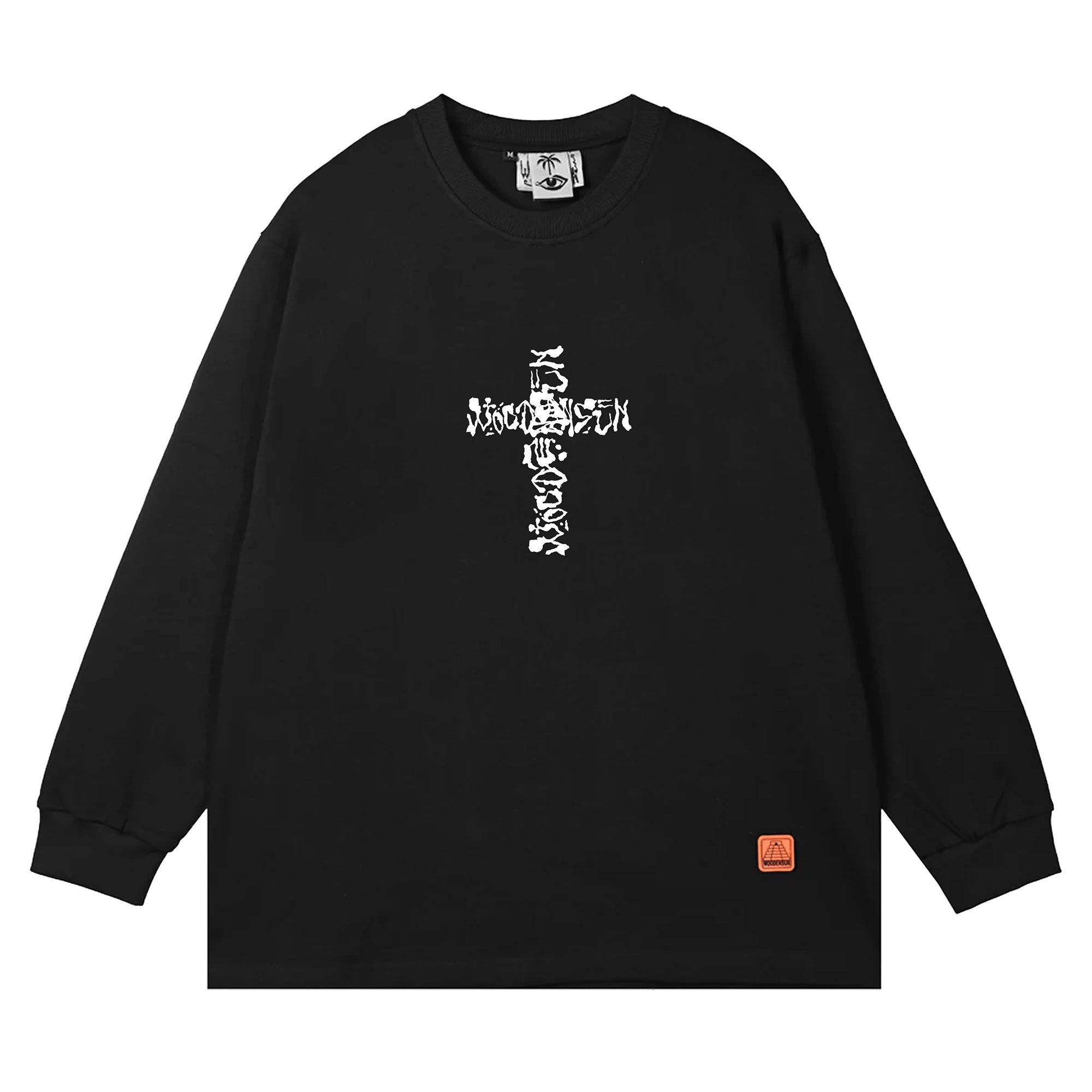 【mnem】Cross Printing Long Sleeve T-shirt ENGINEERED GARMENTS『Printed Cross Crew Neck L/S T-shirt